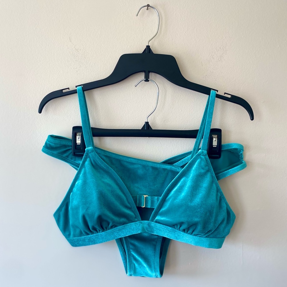 Express Bikini Set - Teal/Velvet - SIZE (L)